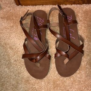 Brown sandals
